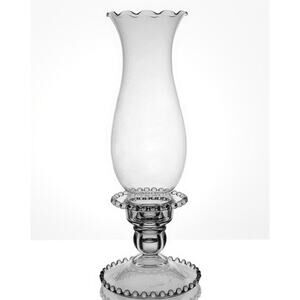 RARE Imperial Glass Candlewick Hurricane Lamp Candleholder 400 152 - 3 pieces
